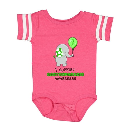

Inktastic I Support Gastroparesis Awareness- Elephant and Balloon Gift Baby Boy or Baby Girl Bodysuit