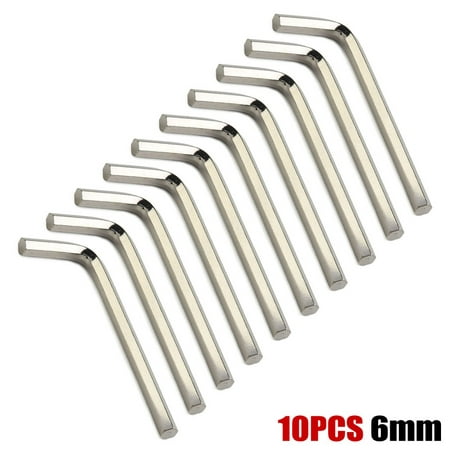 

10pcs L-type Hex Wrench Hexagon Wrench Key Wrench Optional 1.5-6mm