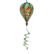 In the Breeze Cardinal 6-Panel Kinetic Hot Air Balloon Wind Spinner,11" W x 17" H, 26" Tail,1055