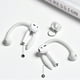 thumbnail image 3 of Moyic 1 par de auriculares de silicona con gancho para la oreja, auriculares portátiles con gancho para la oreja, soporte para Cables de audio/vídeo blanco, 3 of 6