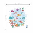 thumbnail image 4 of Cateissary Pegatina para asiento de inodoro de pez estrella, calcomanías para acuario, papel tapiz extraíble, paisaje submarino, Mural, arte, Decoración del hogar, 4 of 6