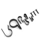 thumbnail image 4 of Clips de nylon 150pcs R-Tipo de cable clamp + 150pcs Tornillos M4x16mm Cruz de acero al carbono cabeza segmentada autorroscantes Set, 4 of 6