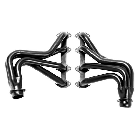 89100 Mild Steel Uncoated Long Tube Exhaust Headers for 65-76 Ford 2WD 1 by 2T P & U