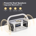 thumbnail image 3 of Altavoz Bluetooth COLSUR con cargador inalámbrico, radio FM, LED, 3 of 8