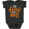 thumbnail image 3 of Inktastic Thanksgiving I'll Bring the Rolls in Orange Boys or Girls Baby Bodysuit, 3 of 5