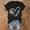 Black, variant on Mama Shirts for Women Short Sleeve Love Letter Printed Graphic Mom Tee Tops, Pink, L