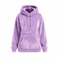 thumbnail image 7 of SwiftWear Women's Pet Pouch Hoodie Kangaroo Pocket Dog Cat Carrier Sweatshirt Cute Long Sleeve Pet Parent Pullover for Small Dogs Cats, 7 of 7