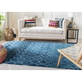 thumbnail image 3 of SAFAVIEH Himalaya Darin Geometric Wool Area Rug, Navy/Silver, 8' x 8' Square, 3 of 8
