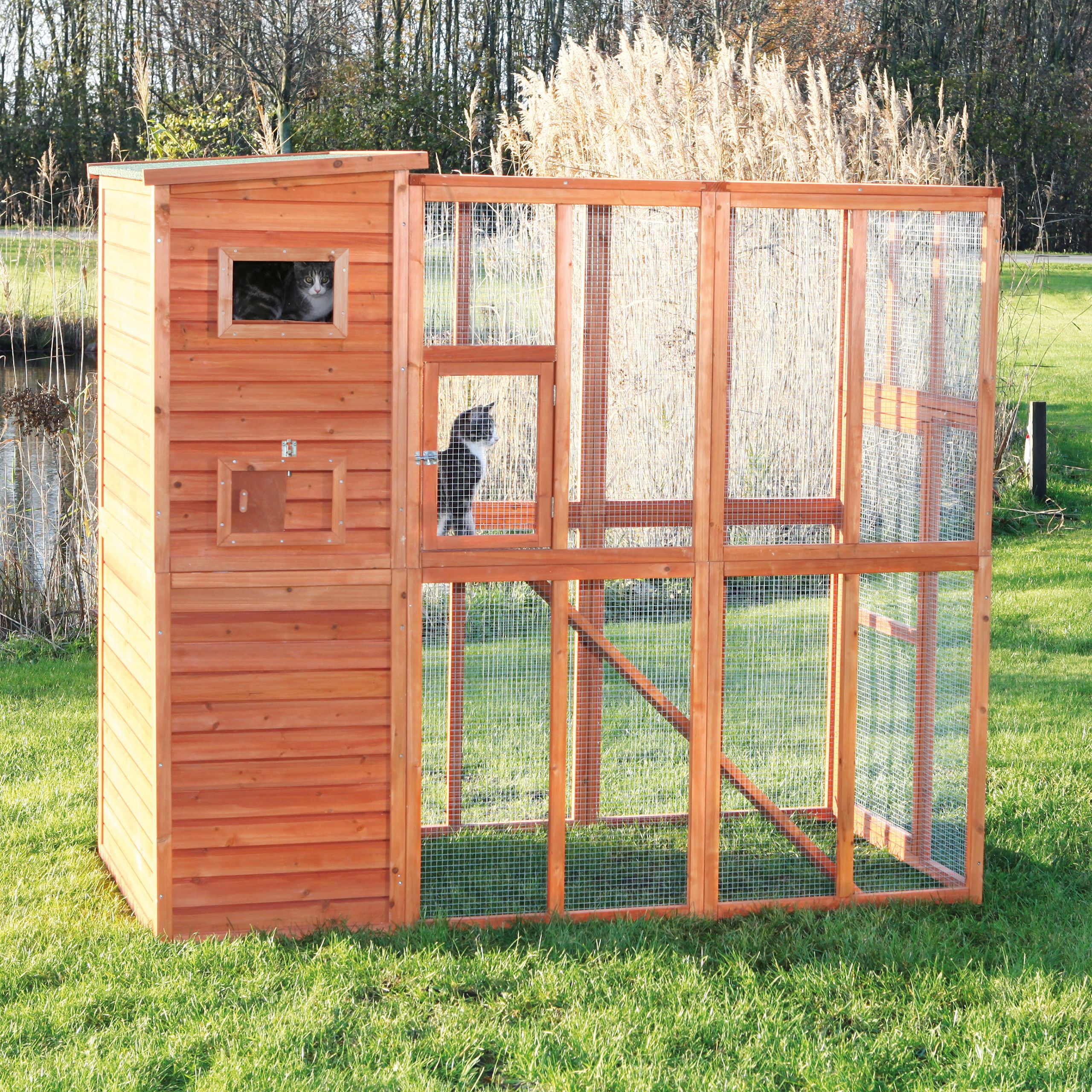 Trixie Pet Products Cat Sanctuary 6 Platform Enclosure Outdoor Cat 