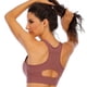 thumbnail image 4 of Ropa interior deportiva con cremallera frontal para mujer - Sujetador deportivo de gasa con malla transpirable Zhivalor BST3059666-1, 4 of 5