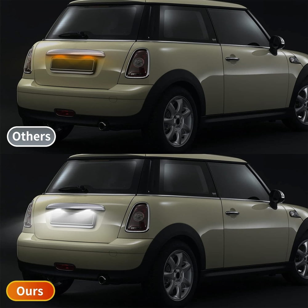 Applicable to License Plate Lights Mini R56 07-13 R57 09- R58 R59