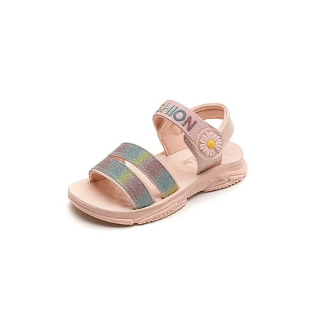 

Zodanni Girl s Comfort Ankle Strap Shoes Girls Party Breathable Summer Sandal Dress