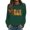 Z45-Dark Green, variant on Zhanying Black Cat Christmas Sweatshirt Cat Graphic Holiday Pullover Long Sleeve Shirt Cozy Gift for Cat Lovers Pink XXL
