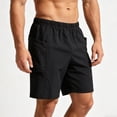 thumbnail image 4 of DayScoop Mens Shorts Casual Breeches Summer Fashion Ice Silk Fitness Breathable Comfortable Loose Sports Thin Running Fast-drying Short Pants Plus Size, 4 of 5