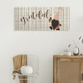 thumbnail image 2 of Stupell Industries Grateful Phrase Forest Gnome Mythical Harvest Elf Fairy Tales & Fantasy Painting Gallery Wrapped Canvas Art Print Wall Art, 13 x 30, 2 of 6