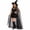 Black, variant on Halloween Witch Costume for Women, Elegant Sheer Tulle Cape with Ruffled Witch Hat for Adults Cosplay Masquerade Party Outfit