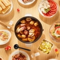 thumbnail image 3 of 5pcs Soup Spoons Ramen Sirviendo Spmoons Melamine Weatware para Restaurant, 3 of 7