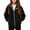 Z3-Black, variant on Shadoumai Girls Full Zip Polar Jacket Soft Warm Winter Outerwear Cozy Comfortable Kids Coat Lightweight Windproof Girls Back To School Clothes