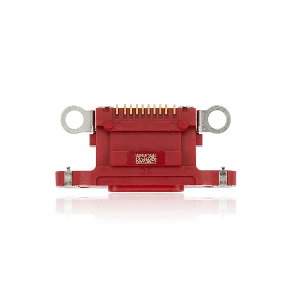 Replacement Charging Port Only Compatible For iPhone 13 / 13 Mini (Red) (10 Pack)