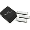 Fender Model Blues Deluxe 3 Pack of Harmonicas in the Keys of C , G & A