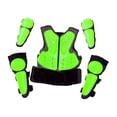 thumbnail image 3 of Traje de protección para niños para motocicleta, equipo de protección para montar, protector transpirable, equipo para adolescentes para carreras de Verde, 3 of 8