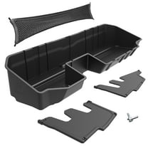 Tyger Auto Rear Under Seat Storage Box Compatible with 2019-2026 Chevy Silverado GMC Sierra 1500; 2020-2026 2500 3500HD Double & Crew Cab, Custom-Fit Cargo Organizer Console | TG-CB5C8838