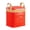 Orange, variant on Large Capacity Storage Bags with Zipper, Versatile Dorm Bags with Reinforced Handles, Move In Bags for Travel and College Storage