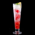 thumbnail image 1 of Vaso comercial para zumos espesos, postres, bares y restaurantes. Vaso transparente para bebidas con gotas. Material de alto contenido en borosilicato (400 ml)., 1 of 6