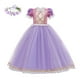 thumbnail image 1 of Disney vestido de princesa Rapunzel para niños, conjunto de disfraces enredados, ropa de fantasía para fiesta de cumpleaños, Carnaval y Halloween, 1 of 4