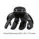 thumbnail image 4 of Sonducket Paquete de 4 pasadores Grip Clips de garra de plástico sólido Accesorios negros y marrones Pasadores de San Valentín para Accesorio para el cabello Negro, 4 of 6