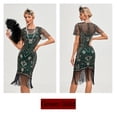 thumbnail image 3 of 1920s Vintage Dress Summer Fringe Beaded Great Gatsby Flapper Evening Dress Party Cocktail Prom, 3 of 7
