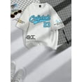 thumbnail image 1 of Camiseta deportiva informal de verano con estampado 3D de hip-hop, manga corta y cuello redondo, 1 of 6