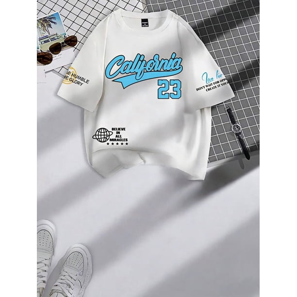 Summer 3D Printed Hip-Hop Casual Sports T-shirt Short Sleeve and Round Neck