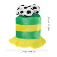 thumbnail image 2 of Funny Soccer Party Hat Round Shape For Men And Women 1Pack, 2 of 5