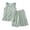 AB115 Green, variant on Bainana Boys Sleep Outfit Set Toddler Cartoon Print Sleeveless Crew Neck Tank Tops And Shorts Set Comfortable Lightweight Little Boys Summer Indoor Daily Homewear Size 18-24 Months