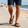 thumbnail image 7 of MeMoride Men's Flip-Flops Cushioned Arch Support Non-Slip Thong Sandals for Beach Pool Indoor Outdoor, 7 of 7