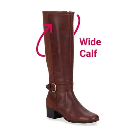 

Ros Hommerson Max Wide Shaft Women s Zip Up Boot In Tobacco
