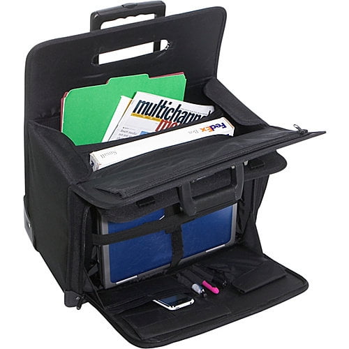Buysmartdepot 4531 Buy Smart Rolling Sample Computer / Laptop Case with Wheels