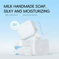 thumbnail image 6 of Milk Moisturizing Bath Soap Bar - Gentle Cleansing for Dry & Sensitive Skin, Nourishes with Natural Milk Proteins, Creamy Lather for Soft, Smooth Skin, 6 of 6