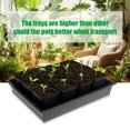 thumbnail image 4 of RooTrimmer Macetas cuadradas para vivero de 4" 60 piezas con 5 bandejas, 4 of 6