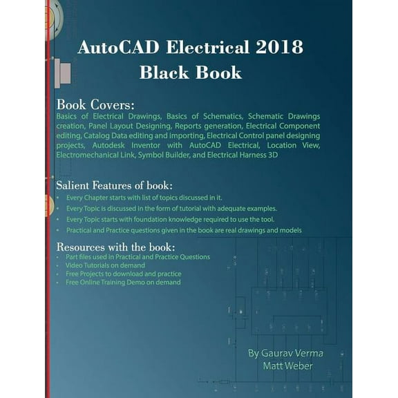 AutoCAD Electrical 2018 Black Book, (Paperback)