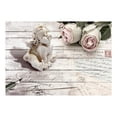 thumbnail image 3 of Tiptophomedecor Floral Wallpaper Wall Mural - Angel & Roses, 3 of 4