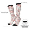 thumbnail image 4 of KLL fox gnomes and hearts Print Cool Socks Men's Women's Crew Socks Funny Crazy Novelty Stockings, 4 of 6