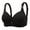 Black, variant on Product Category Bra - Comfortable Large Size No Underwire Supportive Wireless Everyday Wear for Women