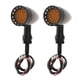 thumbnail image 2 of Luz Trasera de Señal de Y de 2 Piezas, 20 LED, para Motocicleta, Negro + Rojo #5 shamjiam Pon la luz de cruce, 2 of 8