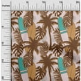 thumbnail image 2 of oneOone Silk Tabby Brown Fabric Tropical Craft Projects Decor Fabric Printed By The Yard 42 Inch Wide, 2 of 4
