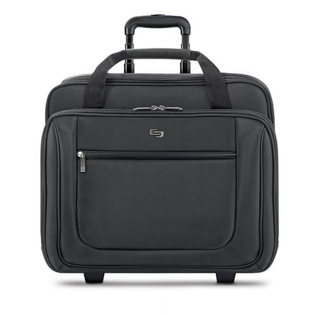 Solo New York Sac pour Ordinateur Portable à Roulettes Bryant, Convient aux Ordinateurs Portables jusqu'à 17,3 Pouces, Mallette à Roulettes Pratique pour le Voyage pour Femmes et Hommes avec Poignée Télescopique