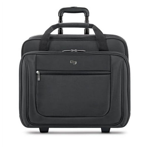 Solo New York Sac pour Ordinateur Portable à Roulettes Bryant, Convient aux Ordinateurs Portables jusqu'à 17,3 Pouces, Mallette à Roulettes Pratique pour le Voyage pour Femmes et Hommes avec Poignée Télescopique