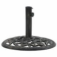 thumbnail image 3 of vidaXL Umbrella Base Bronze Cast Iron 18.9 in Diameter Umbrella Base, 3 of 10