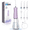 Purple, variant on Cordless Water Flosser Dental Teeth Cleaner with 6 Flossing Tips, 5 Modes 300ML Larger Tank IPX7 Waterproof Portable Rechargeable Water Flosser Dental Oral Irrigator for Home and Travel, Black